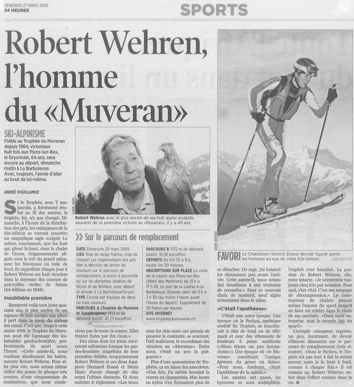 Robert wehren et fils sa accueil l homme du muveran